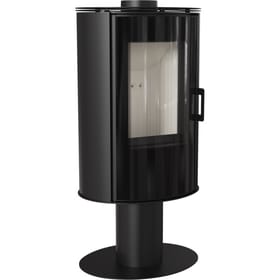 Wood burning stove AB S/N/O/DR/GLASS rotatable Ø 150 8 kW self closing door