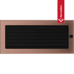 Vent Cover 17x37 galvanic copper with blinds