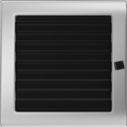 Vent Cover 22x22 nickel - plated with blinds