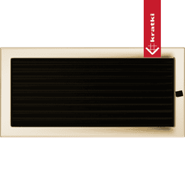 Szellőzőnyílás 22x45 arany - redőnyökkel borított