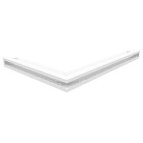 Kratka wentylacyjna kominkowa LUFT narożny prawy 54,7x76,6x6 biała