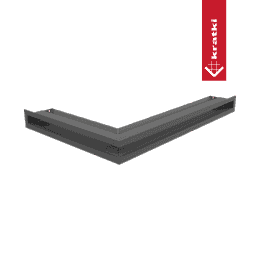 Vent Cover LUFT corner right 40x60x6 graphite