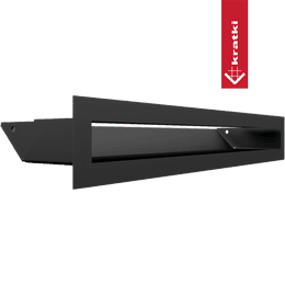 Ventilasjonsdeksel LUFT 6x40 sort Slim