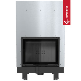 Vodeni kamin KRATKI MBM 12 kW Ø 180 podizna crna thermotec obloga