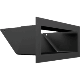 Ventilācijas vāks LUFT 9x20 matēti melns Slim