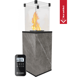 Ogrzewacz gazowy Patio spiek Naturali Grey automat 8,2 kW
