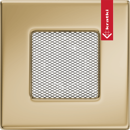 Rejilla de ventilación 11x11 chapado en oro