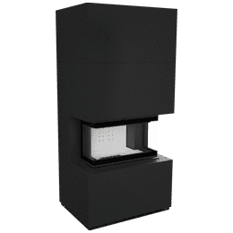 Tradicionāls kamīns KRATKI NBC 7kW Modular Zimbabwe Nero