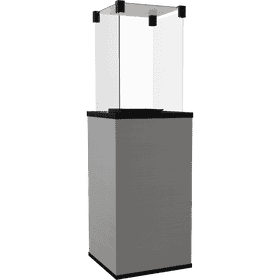 Terrassenheizer Patio Mini Quarzsinter Fil Argento automatische Steuerung 8,2kW