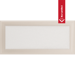 Kratka wentylacyjna kominkowa Oskar 17x37 kremowa