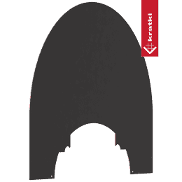 Steel log burner SKADI hearth plate