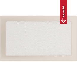 Kratka wentylacyjna kominkowa 22x37 kremowa