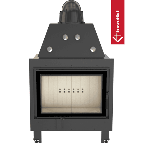 Steel fireplace KRATKI MBO 15 kW Ø 200