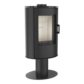 Wood burning steel stove AB S/N/DR Ø 150 8 kW self closing door