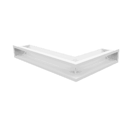 Ventilācijas vāks LUFT kreisais stūris 60x40x9 balts