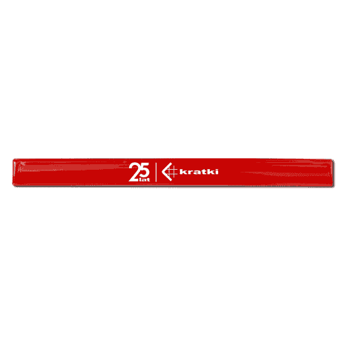 Opaska odblaskowa obrandowana logo Kratki 25 LAT