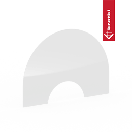 Glasfuß für SVEN-Ofen 74,75 x 105 cm