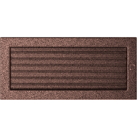 Rejilla de ventilación 17x37 cobre con persianas