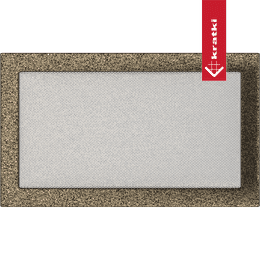 Grille de ventilation Oskar 17x49 cuivre une persienne