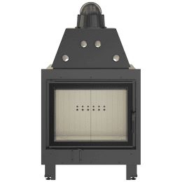 Kamineinsatz aus Stahl MBA 17 kW Ø 200 Doppelverglassung
