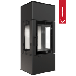 Soba din otel KRATKI THOR VIEW 8 kW Ø 150
