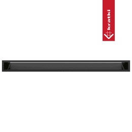 Ventiliacijos dangtis LUFT 9x100 juodas