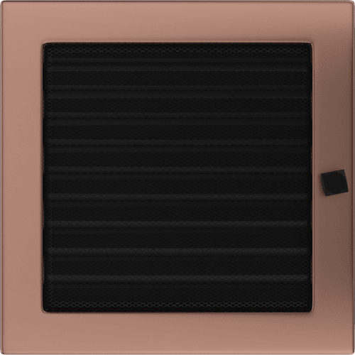 Vent Cover 22x22 galvanic copper with blinds