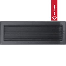 Capac aerisire 17x49 grafit cu jaluzele