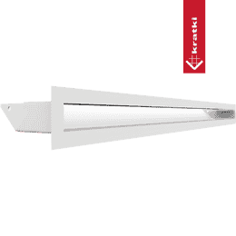 Vent Cover LUFT 6x80 white Slim