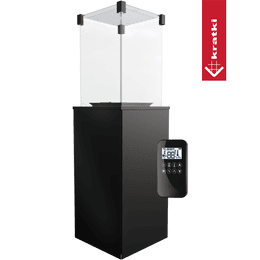 Ogrzewacz gazowy Patio stalowy sterowanie automatyczne 8,2 kW